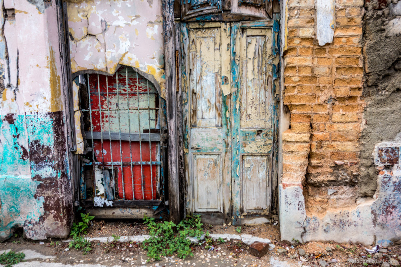 Doorway in Havana Vieja Cuba